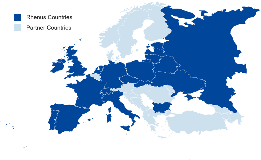 Rhenus Europe Map